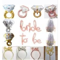 ราคา ลูกโป่งฟอยล์แหวนเพชร/เพชร/เจ้าสาว เป็นที่คาดผม/ผ้าคลุมหน้ากระเบื้องเจ้าสาว/อาบน้ําเจ้าสาว/ชุดคลุมนอนท็อปเปอร์ (42578253130)