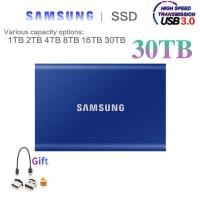 ราคา Samsung Hd External ฮาร์ดดิสก์ ssd usb3.0 ฮาร์ดดิสก์ไดรฟ์ภายนอก 16TB 30TB External SSD 8TB 4TB 2TB 1TB (22342718287)