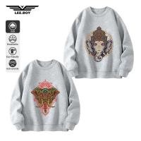 ราคา เสื้อสเวตเตอร์ผู้ชาย Extra lembut Anti Bau & Tahan Lama พิมพ์ไต้หวัน (50257450181)