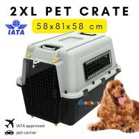 ราคา กรงเดินทางสัตว์เลี้ยง Goliath 2XL 58x81x58 IATA เกรดพรีเมี่ยม กล่องเดินทางสุนัข กรงขึ้นเครื่องบิน (26806706847)