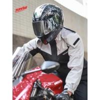 ราคา ชุดกันฝนสำหรับรถจักรยานยนต์ รวมแจ็คเก็ตกันฝนและอุปกรณ์ขี่กลางแจ้ง ทนทานสำหรับทั้งผู้ชายและผู้หญิง (53651777514)