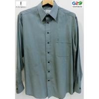 ราคา YSL Yves Saint Laurent แท้ เสื้อเชิ๊ตแขนยาวสีเทา (1108734122)