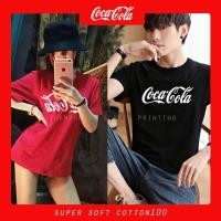 ราคา เสื้อยืดคอกลม Coca Cola (โคคา โคล่า) เนื้อผ้าคอตตอน100 (4492379545)