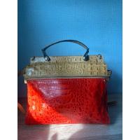 ราคา กระเป๋าผู้หญิงหนังวัวแท้พร้อม croco motif แบรนด์เนม wanlima (41204587864)