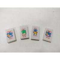 ราคา ของเก่าสะสม ยางลบโบราณ รุ่นเก่า ขนาดตามภาพ กบ เคโระ ซานริโอ้ ขายทั้งชุด 4 ก้อน (19023646996)