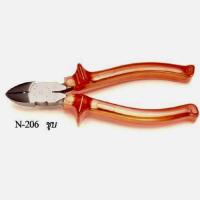 ราคา KEIBA คีมปากเฉียง ด้ามหนา ชุบ N206-6" มี 1 รู ด้ามแดง (12927787654)