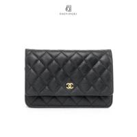 ราคา [ของแท้]CHANEL WOC BLACK CAVIAR GHWมีใบรับประกัน ตรวจสอบได้ทุกใบ ✅ (48751472422)