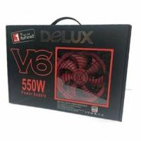 ราคา POWER SUPPLY (อุปกรณ์จ่ายไฟ) Delux V6 550W (มีกล่อง+สาย Power) -3 YEARS WARRANTY (1173200899)