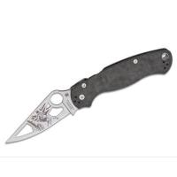 ราคา Spyderco Paramilitary 2 Compression Lock Knife FC Black Dunes (3.4" SPY27) (47301973239)