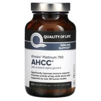 ราคา Kinoko Platinum AHCC 750 mg * 60 Vegicaps (Quality of Life Labs) (17539844416)