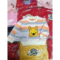 ราคา เสื้อแขนยาวลายหมีพู กันหนาวได้ ผ้าหนานิ่มเนื้อดี ไซส์90 (8709959162)