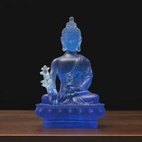 ราคา 1 PCS resin Southeast Asian Thai Buddha ornament for living room worship of Medicine Buddha statue (47254317527)