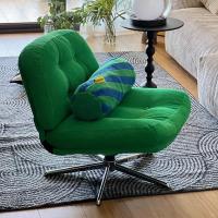 ราคา F&G เก้าอี้โซฟา Sofa chair เก้าอี้พักผ่อน สามารถหมุนได้ IKEA รุ่นเดียวกัน หนาและนุ่ม (24342524018)