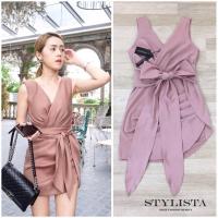 ราคา ป้ายStylista เดรสออกงาน งานสวยเรียบหรู ดูดี งานดีมากกกๆ คัตติ้งเป้ะ ใส่สวยดูดี แพลตเทินดีงาม ใส่สวยเปะสุดๆ (4963051094)