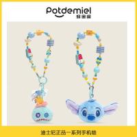 ราคา Disney ของแท้ potdemiel หม้อน้ําผึ้ง Stitch ตุ๊กตาน่ารักโทรศัพท์มือถือ Chain สายรัดข้อมือหญิง (48007563351)