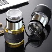 ราคา แก้วน้ำพกพา 320ml แก้วชาแยกชา พร้อมสายคล้อง แก้วชาเดินทาง แก้วชาแก้วแก้ว (48957758602)