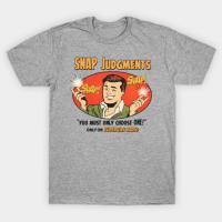 ราคา เสื้อยืด Vintage SNAP Judgments T-Shirt แท้ Cotton 100% สวยๆ แขนสั้น ใส่สบายๆ เสื้อกีฬา ไม่ย้วย (43465171479)