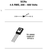 ราคา Thyristor ไทริสเตอร์ C106DG C106 (จำนวน 10ชิ้น) SCR 400V 4A 200uA TO-225 LITTELFUSE ของแท้ (28265761508)