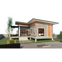 ราคา บ้านเดี่ยวชั้นเดียว สไตล์โมเดิร์น (18487971408)