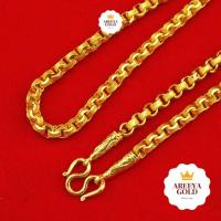 ราคา สร้อยทองไมครอน ลายทาโร่ 5 บาท ยาว 24 นิ้ว ชุบทองแท้ 96.5% สร้อยทองชุบ สร้อยทองปลอม สร้อยทองคำแท้ สร้อยคอ เศษทองคำแท้ (5135290633)