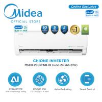 ราคา Midea แอร์ติดผนัง Inverter รุ่น Chione ขนาด 24000 BTU เสียงเบา เย็นไว ประหยัดด้วย AI ECOMASTER (52605528447)