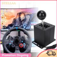 ราคา Stellaa Stellaa PUSOKEI USB จำลองเกียร์ Shifter สำหรับ ATS ETS ฝุ่น WRC Sim Racing เกม PC 7 R H G29 G27 g25 G920 T300RS GT พวงมาลัย [วิดีโอเกม (52606502512)