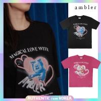 ราคา Ambler สําหรับผู้หญิงและผู้ชาย Hearts beat เสื้อยืดแขนสั้นขนาดใหญ่ AS1108 2 สี (27574609167)