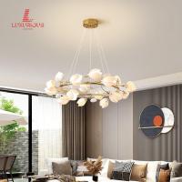 ราคา French Cream Style Living Room Chandelier Dining Room Light Designer High-End Magnolia Bud Master Bedroom Light Full Hou (49950260454)