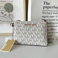 ราคา MK Michael Kors | Jet Set กระเป๋าใส่บัตร ใส่เหรียญ กระเป๋าคล้องมือ (งาน Shop) (40403444085)