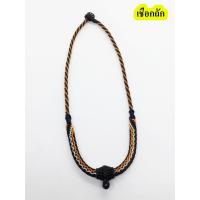 ราคา สร้อยเชือกเทียน เชือกห้อยพระ ถักมืองานคล้องหลังหิน สีส้ม ขาว ดำ ยาว 20 นิ้ว (9116164180)