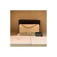 ราคา [CO220805707] Chanel / Classic Caviar Double Flap SHW (15092563355)