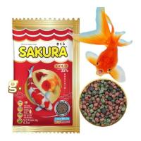 ราคา <ร้านหนูผี> อาหารปลา SAKURA GOLD เม็ดจิ๋ว ชนิดลอยน้ำเหมาะสำหรับปลาสวยงามทั่วไปขนาด 20กรัม ส่งเร็วพิเศษ ส่งทุกวัน (51457453621)