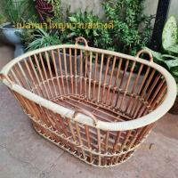 ราคา เปลหวายรุ่นใหญ่ สำหรับเด็กน้ำอย่างดี หวายหนา ขนาดกว้าง 70×ยาว100×สูง55 cm. พร้อมส่งราคาถูก (2923771121)