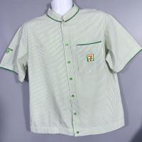 ราคา มือสอง เสื้อพนักงาน เซเว่น อีเลฟเว่น อก 48 ชุดฟอร์ม 7-11 คอจีน (27874156097)