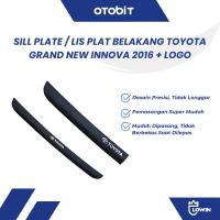 ราคา แผ่นธรณีประตู / แผ่นท้ายรถ Toyota Grand New Innova 2016 Black Chrome Protective Trim (26576655558)