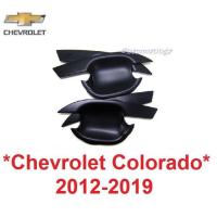 ราคา สีดำด้าน เบ้ารองมือเปิด Chevrolet Colorado 2012 - 2019 เชฟโรเลต โคโลราโด ถาดรอง เบ้ามือจับประตู เบ้ามือ เบ้ากันรอย (29473288107)