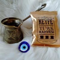 ราคา หม้อต้มกาแฟ หม้อต้มกาแฟตุรกี (แบบหนา)Turkish Coffee Pot Cezve พร้อมกาแฟตุรกีขนาด 100 กรัม (พร้อมจัดส่ง) (13031118925)