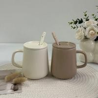 ราคา แก้วมัคพร้อมฝาปิดและช้อนเซรามิคSimple Nordic Insสไตล์กาแฟถ้วยนมสำนักงานนักเรียนบ้าน (27605716923)