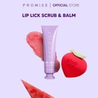 ราคา Lip Lick Scrub & Balm 15 ML - Promise Cosmetics ลิปสครับ&บาล์ม ผลัดเซลล์ผิว บำรุงปากอิ่มนุ่มฟู ไม่แห้งแตก อ่อนโยน (26762767992)