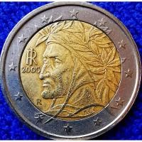 ราคา เหรียญ​ยูโร​ อิตาลี​ Italy, 2​ Euro, ใช้แล้ว, #​3827 (22185749607)