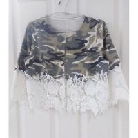 ราคา RA RA BRIDGE เสื้อคลุมลายพรางแต่งลูกไม้ มือสอง (25200180104)