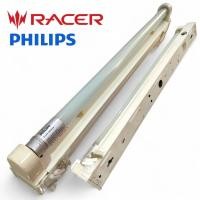 ราคา ชุดรางไฟสำเร็จรูปพร้อมหลอด LED ของแบรนด์ Philips และ Racer (สภาพดีมือสองพร้อมใช้) ส่งไว (52505842629)