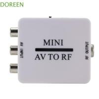 ราคา DOREEN AV To RF Amplifier, TV Switcher AV To RF RCA AV To RF Converter, Low Power RCA To RF HD 61.25 Mhz สําหรับ TV/VHS VCR/DVD Recorder (55406438022)