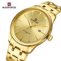 ราคา Naviforce นาฬิกาข้อมือควอตซ์แฟชั่น สายแสตนเลส กันน้ํา สไตล์ทหาร หรูหรา สําหรับบุรุษ (26350567152)
