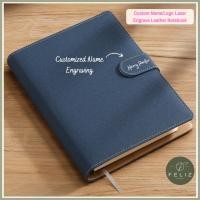 ราคา ชื่อที่กําหนดเอง/โลโก้เลเซอร์แกะสลักผ้าพรีเมี่ยม A5 แหวนด้าย Binding Notebook Planner ไดอารี่ Buku Nota (50202764672)