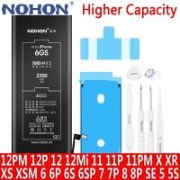 ราคา NOHON แบตเตอรี่สำหรับ iPhone 7 6วินาที6 8พลัส11 12 Pro X XS MAX XR เปลี่ยน Bateria สำหรับ Apple iPhone SE SE2 5วินาที5C (22271323732)