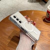 ราคา หรูหราพับ Clear Slim สําหรับ Samsung Galaxy Z พับ 6 5 4 3 Fold6 Fold5 Z Fold4 Z Fold3 กันกระแทก 038 (49854609696)