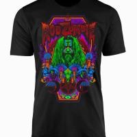 ราคา ROB ZOMBIE cd lgo NECRO COLOR SHIRT 2XL เสื้อใหม่ hellbilly น่ากลัว (51605662891)