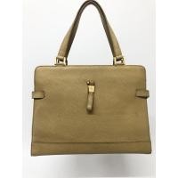 ราคา กระเป๋ามือสอง ของแท้ Vintage BALENCIAGA PARIS หนังแท้ สีเหลือง ขนาด 12 นิ้ว พร้อมส่ง (20320343793)