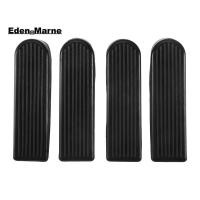 ราคา [Eden_Marner]รองเท้าส้นเตารีดประตู 4 แพ็ค, ยางกันชนประตูไม่ขูดสําหรับโฮมออฟฟิศ (สีดํา) (56056113930)